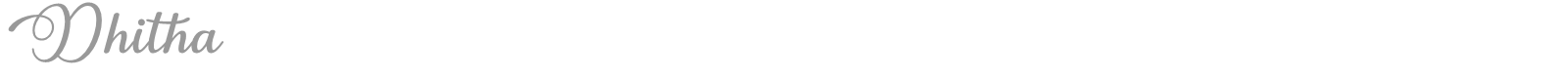 Dhitha font preview